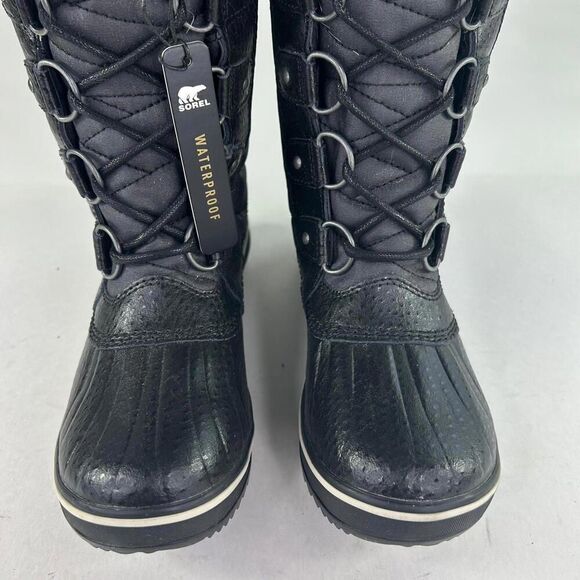 SOREL Women's Tofino ll Waterproof Boot US 5 Big Girls Black Winter Snow Boots - Picture 8 of 14